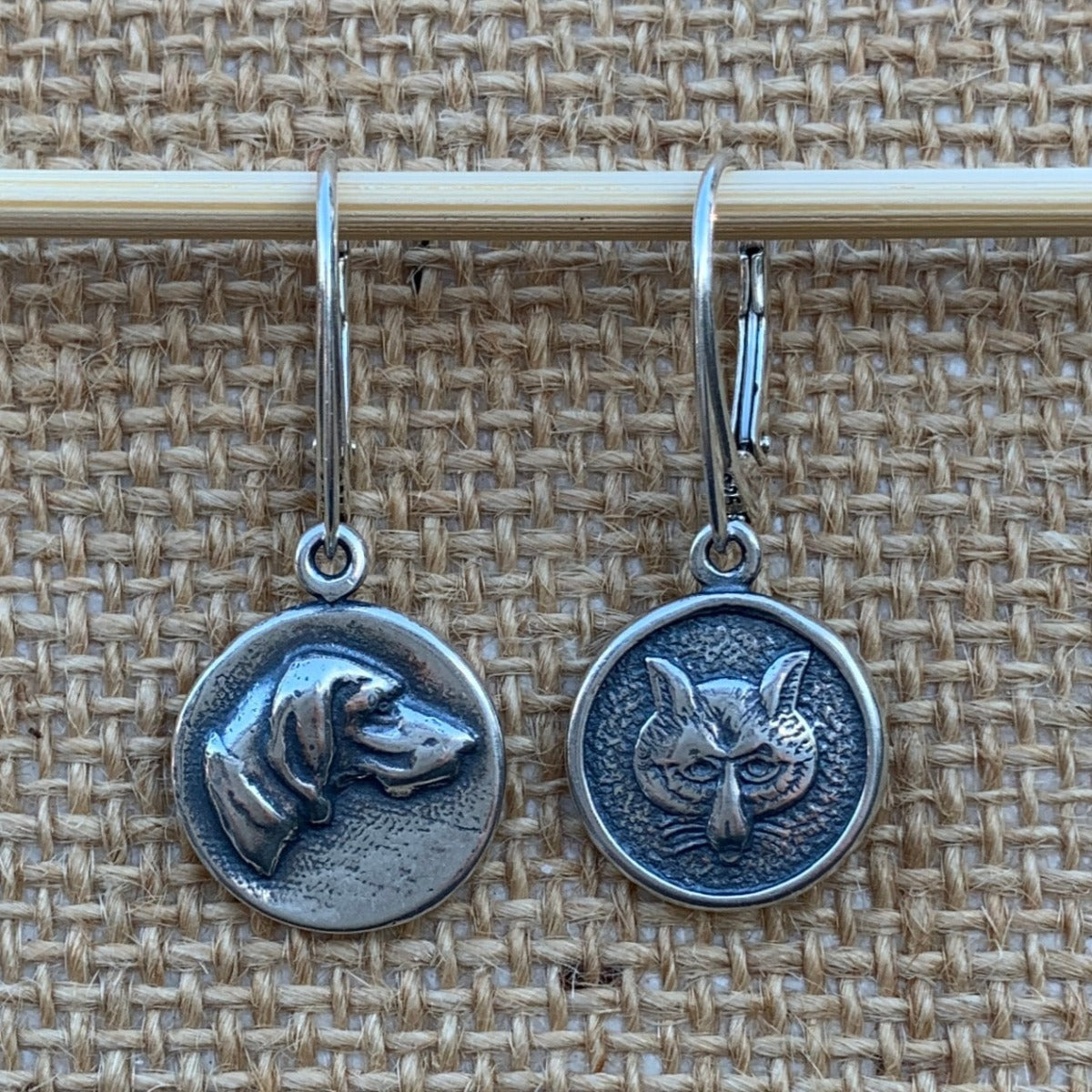 Fox & Hound Drop Earrings