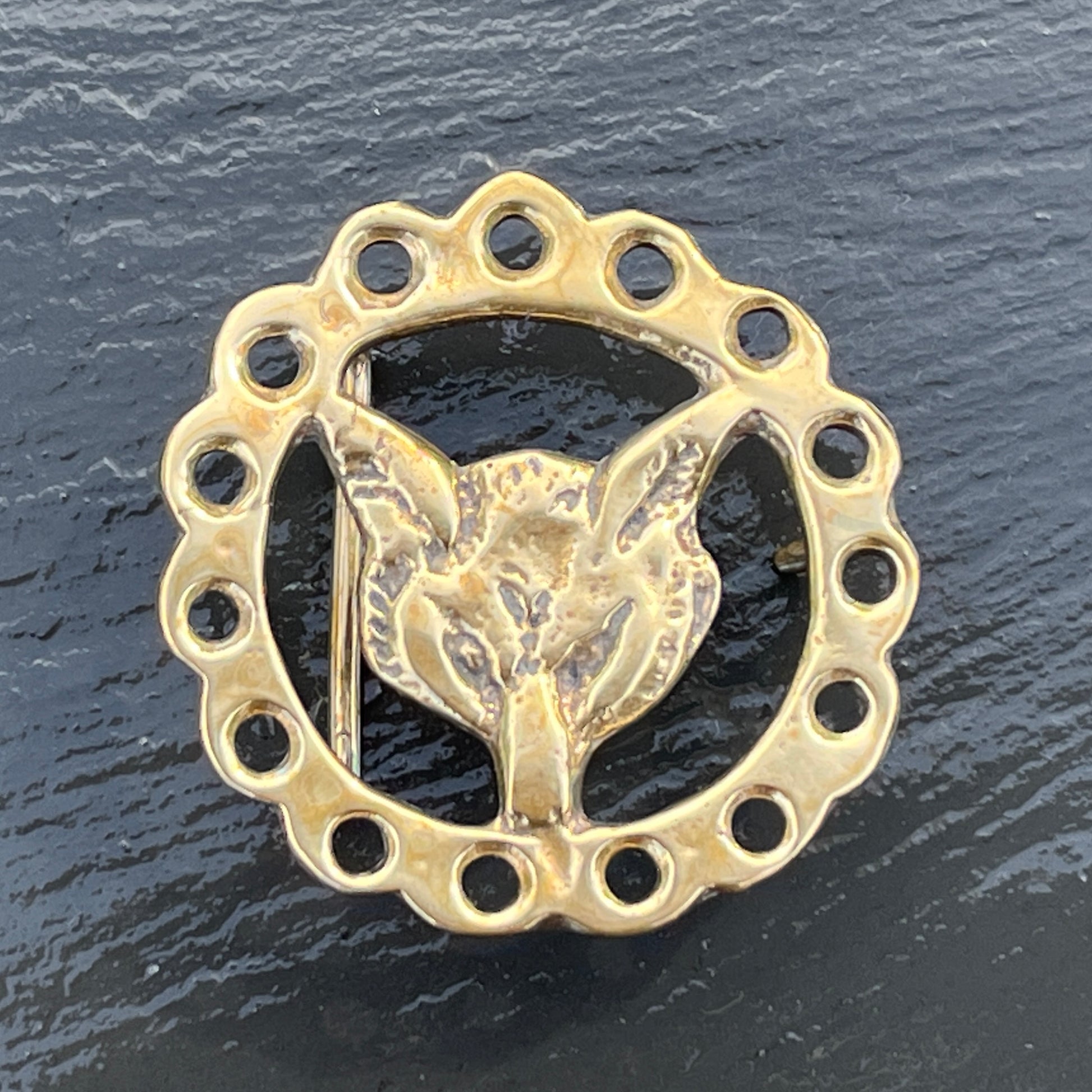 Fox Mask Belt Buckle (fits 1.5" inch belt)