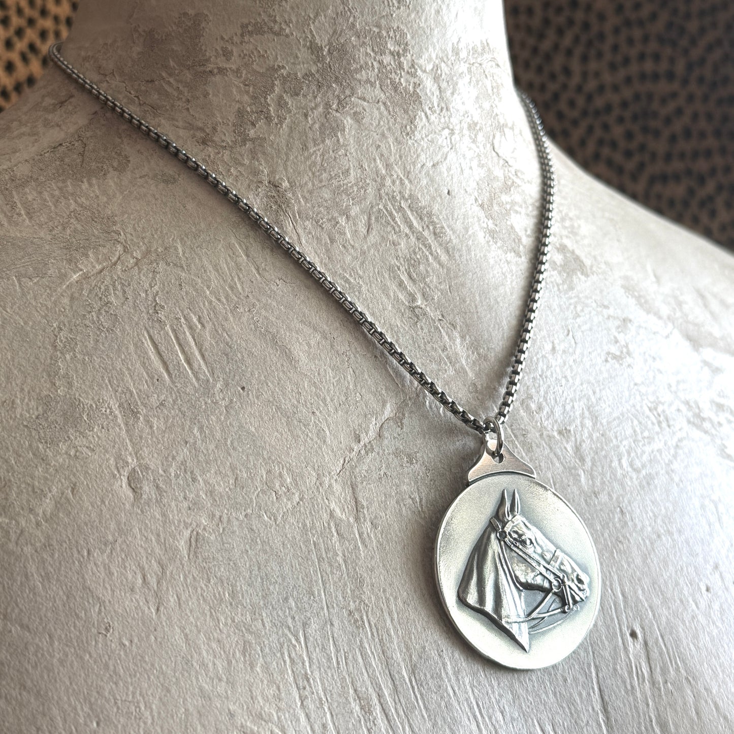 1932 National Horse Association of Great Britain Medal Necklace