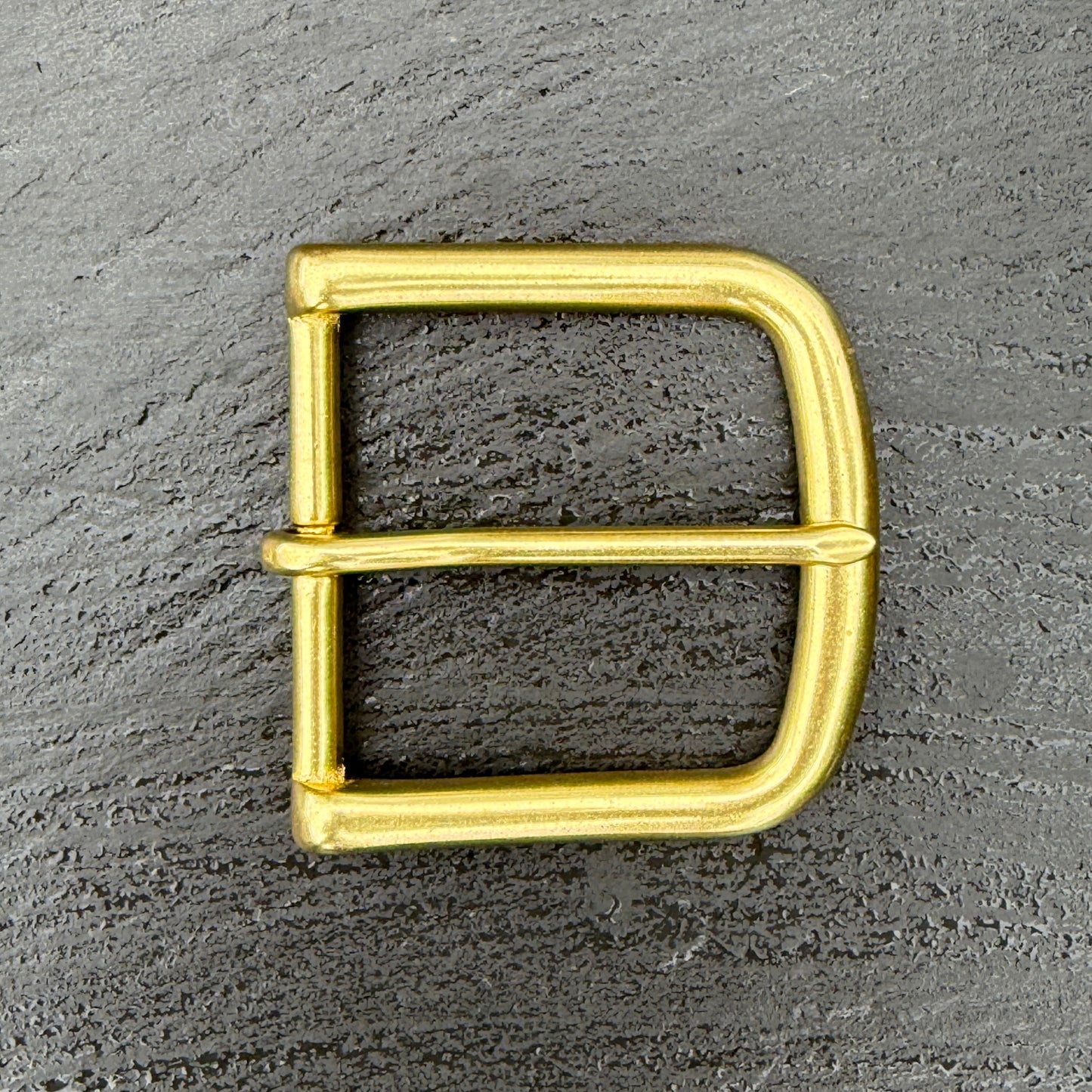 Brass Heel Bar Belt Buckle (fits 2 inch belt)