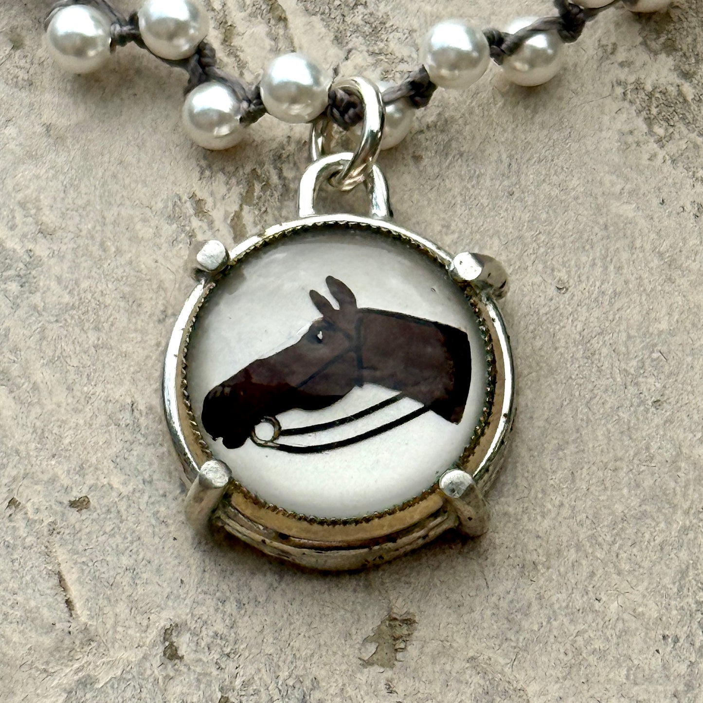 Crystal Horse Head Necklace