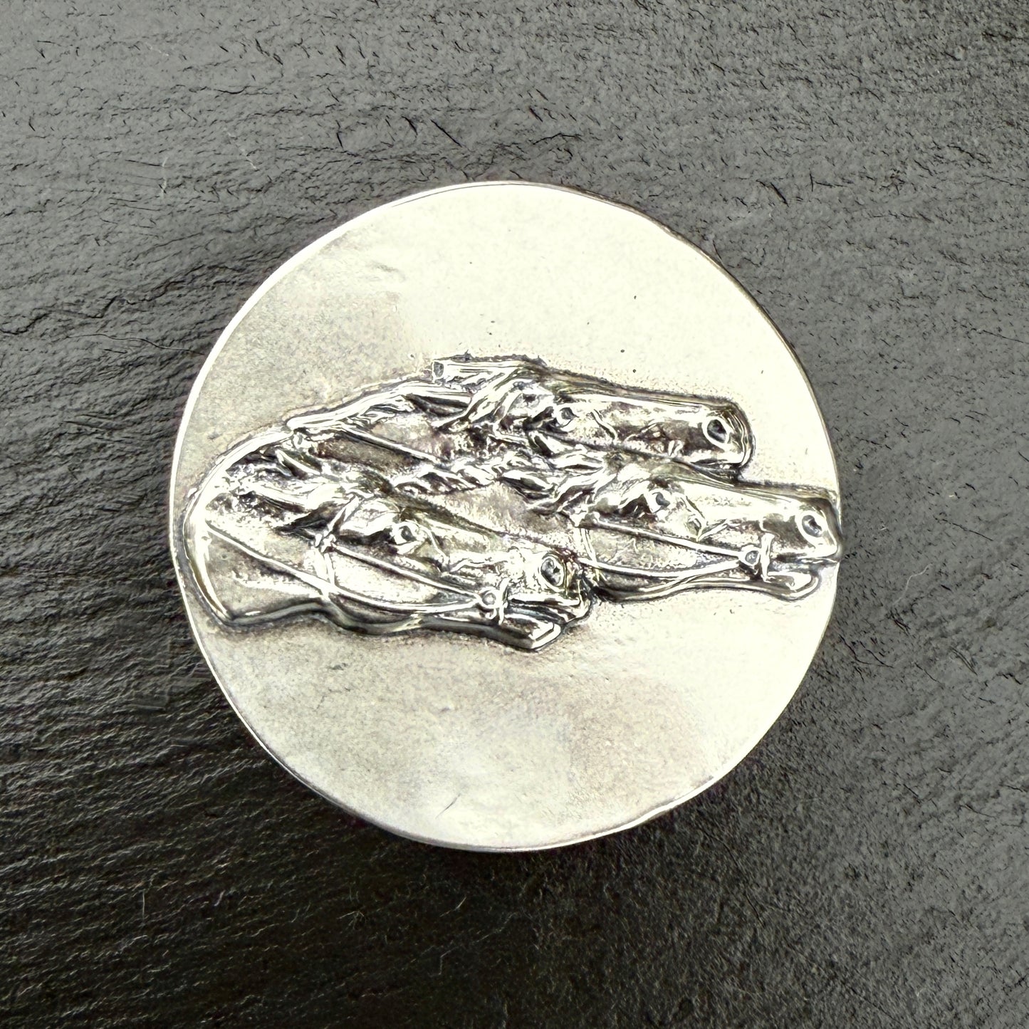 Triple Horse Belt Buckle (fits 1.5" inch belt)