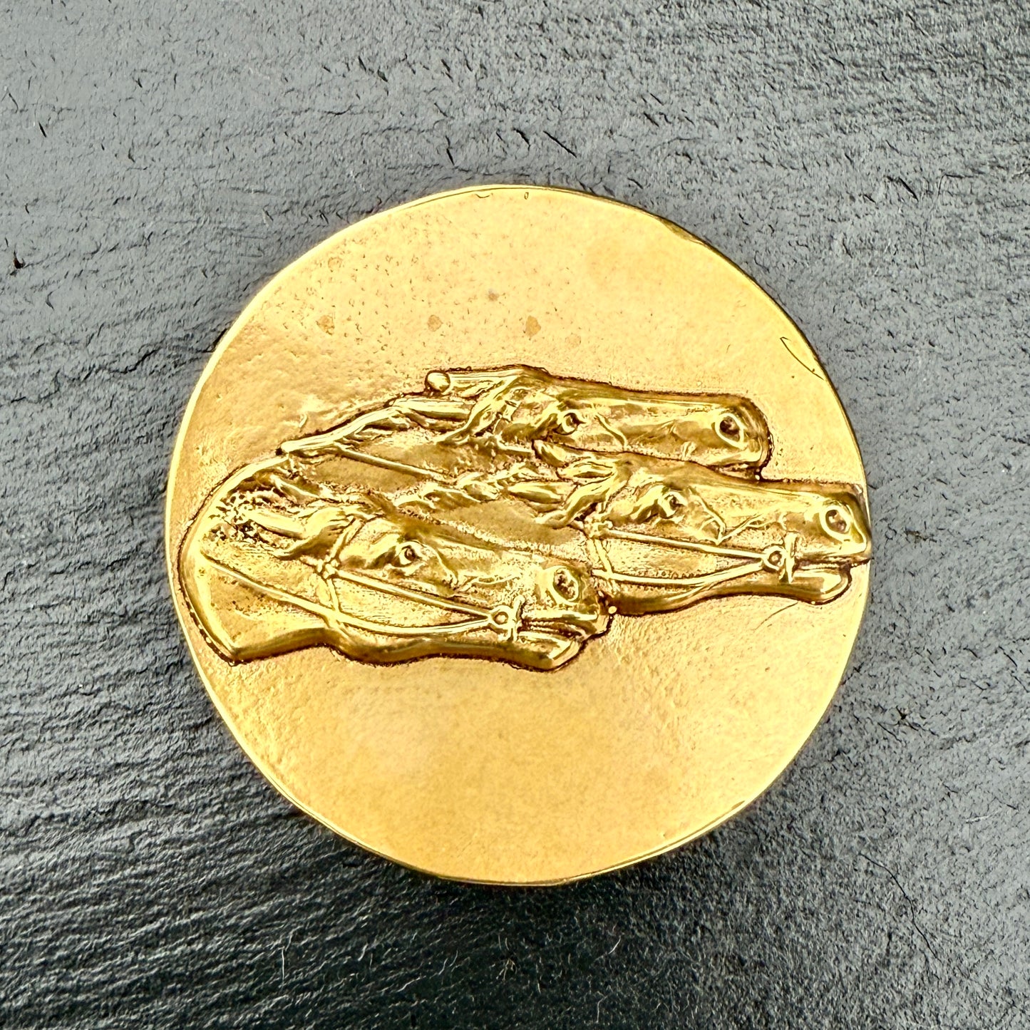 Triple Horse Belt Buckle (fits 1.5" inch belt)