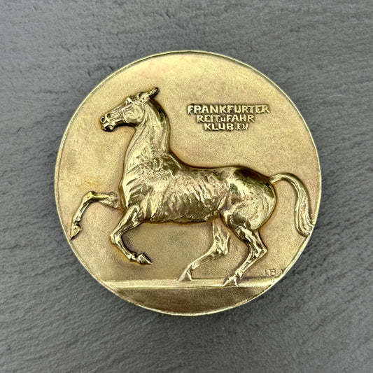 1920 German Riding School Horse Belt Buckle (fits up to 2" belt)
