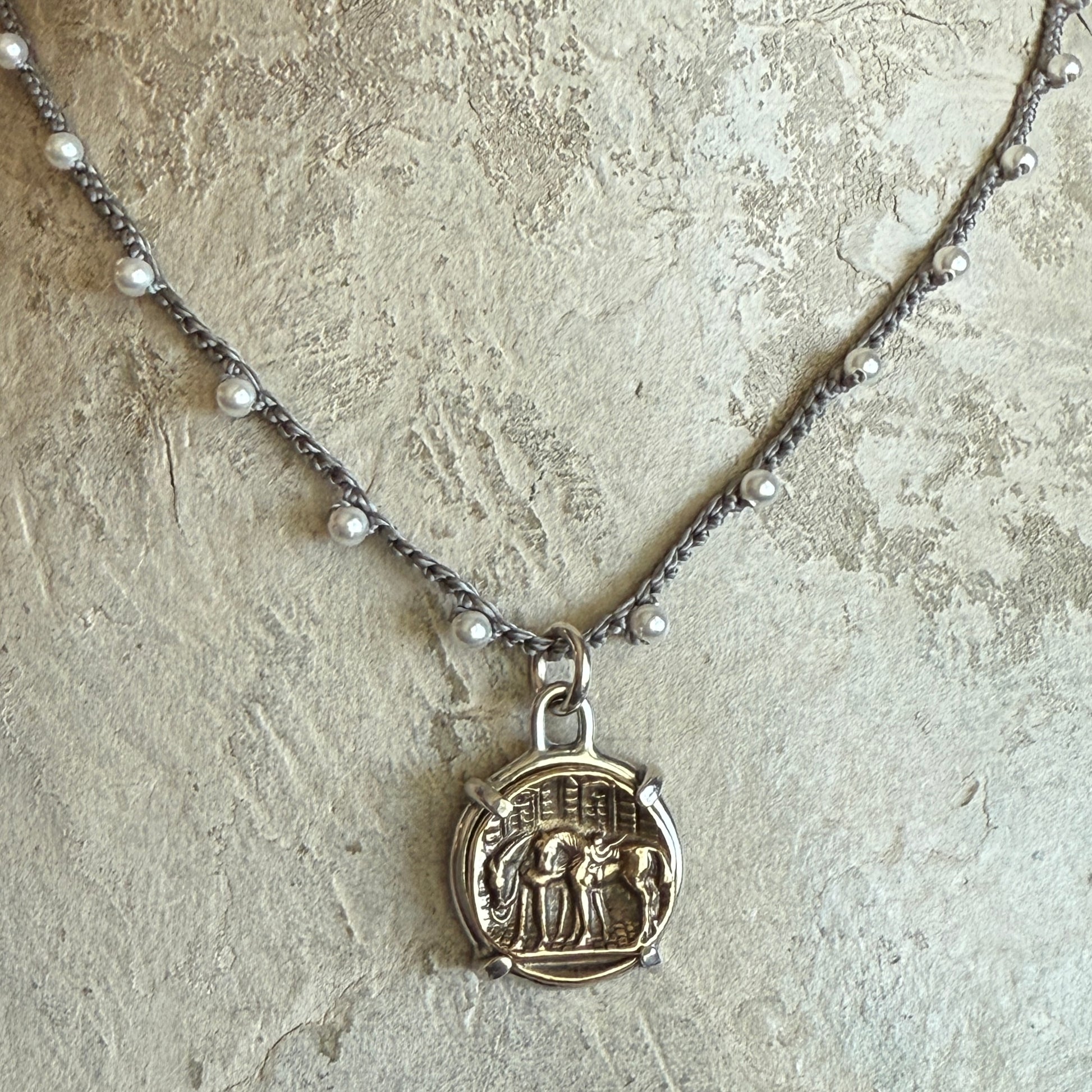 Little Lovely All Saddled Up Horse Necklace