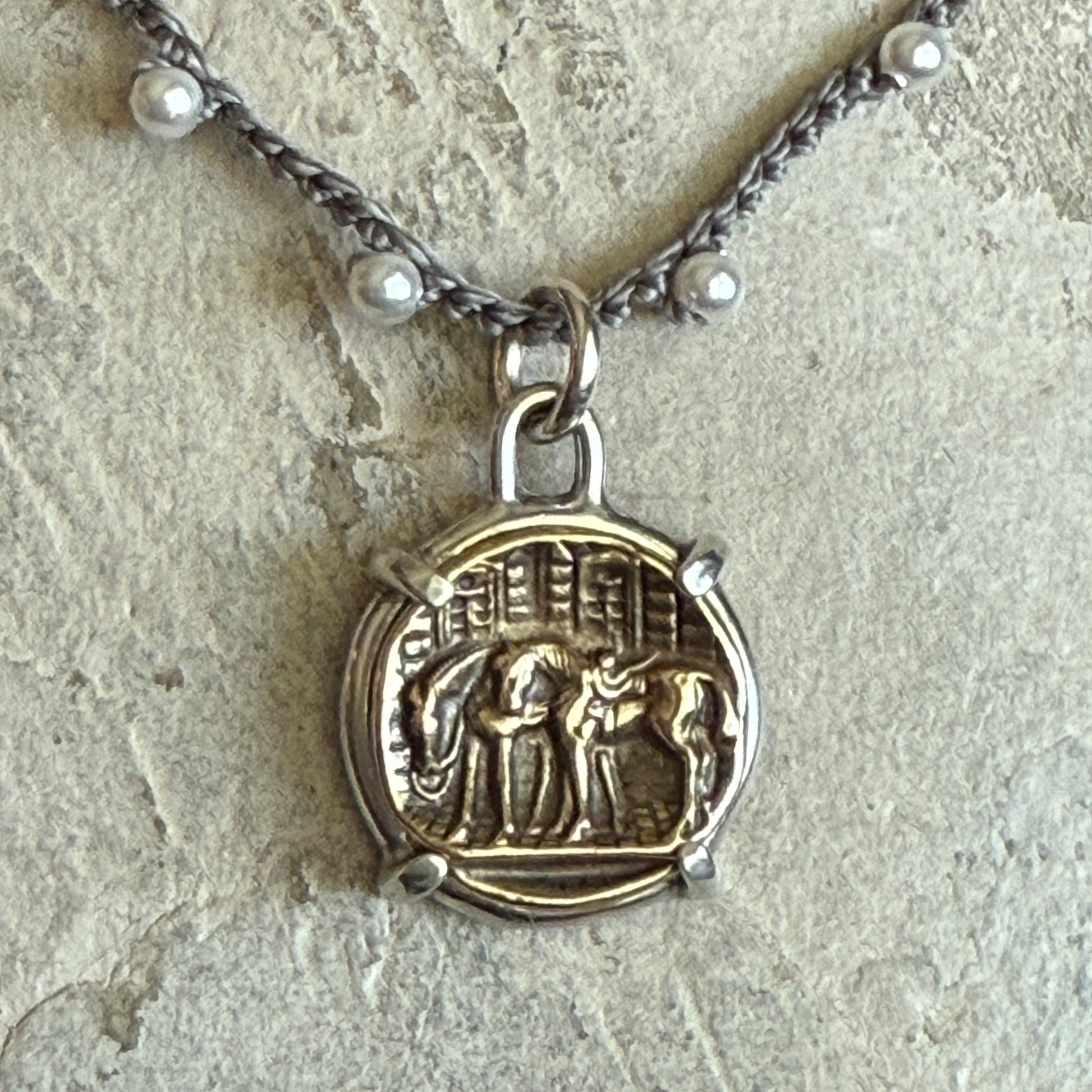 Little Lovely All Saddled Up Horse Necklace