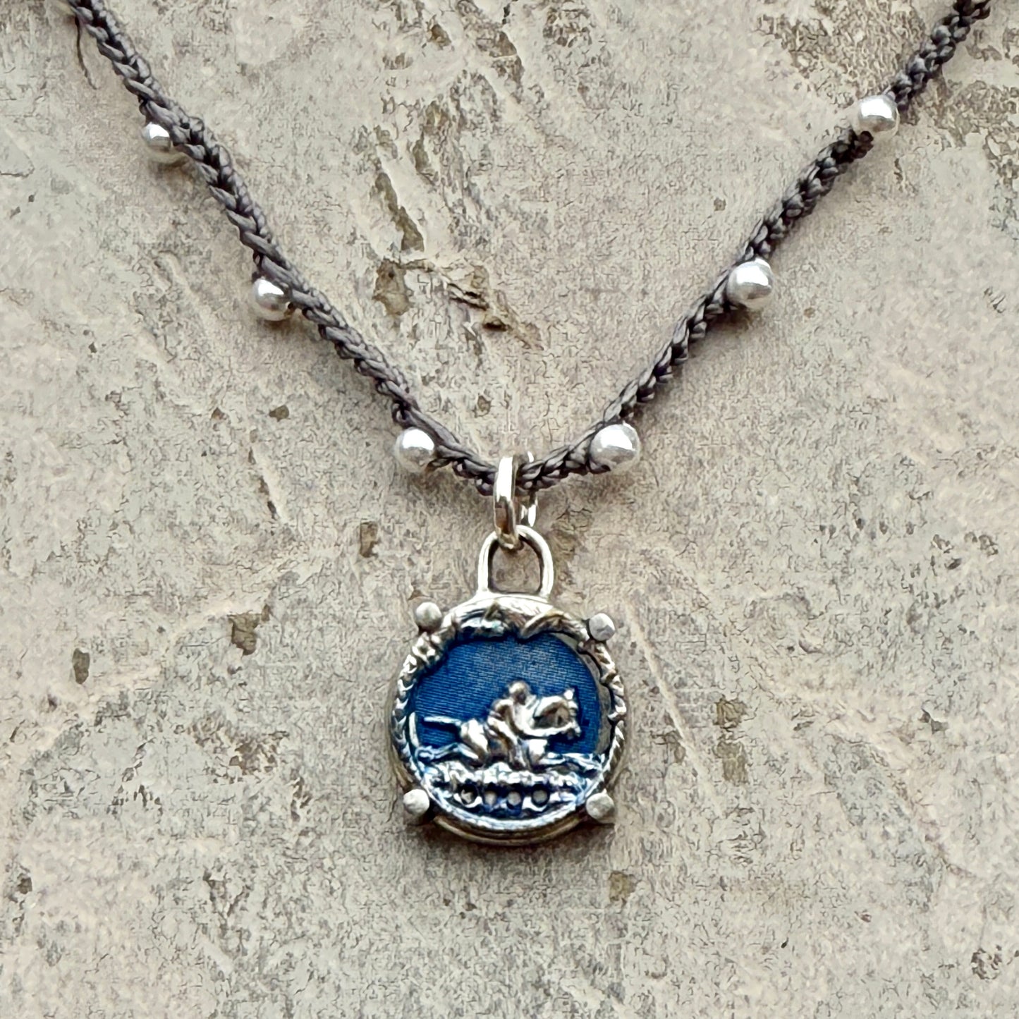 Little Lovely Blue Jumper Necklace