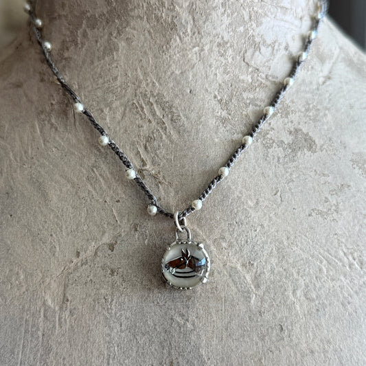 Little Lovely Crystal Horse Head Necklace