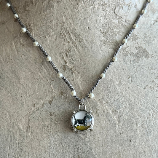 Little Lovely Crystal Scottie Dog Necklace