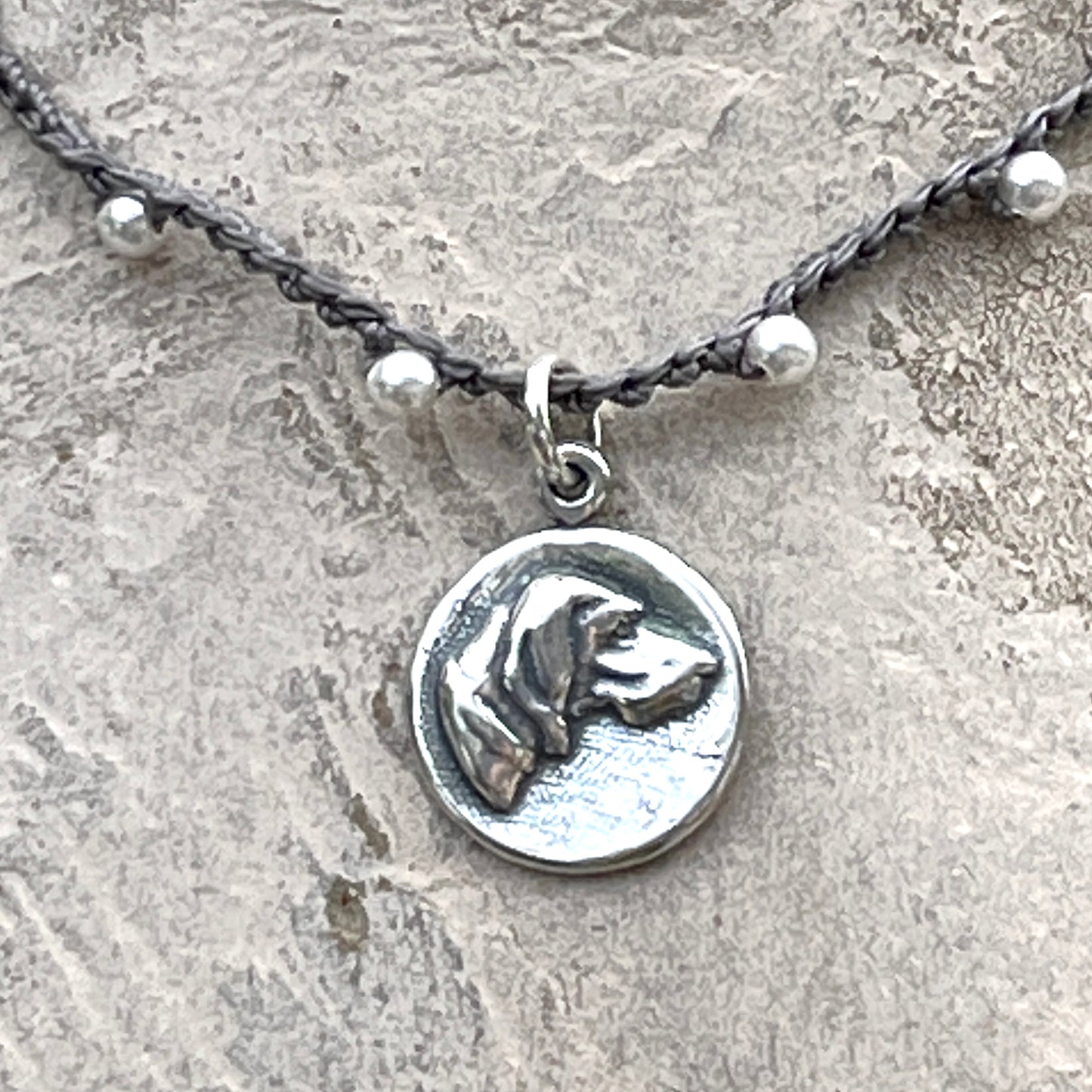 Fox Hound Dog Necklace