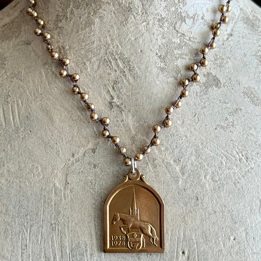 1978 Belgian Jumper Medal Necklace