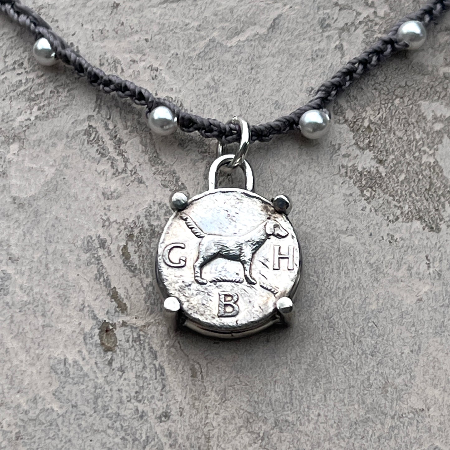 Little Lovely Sterling Hound Necklace
