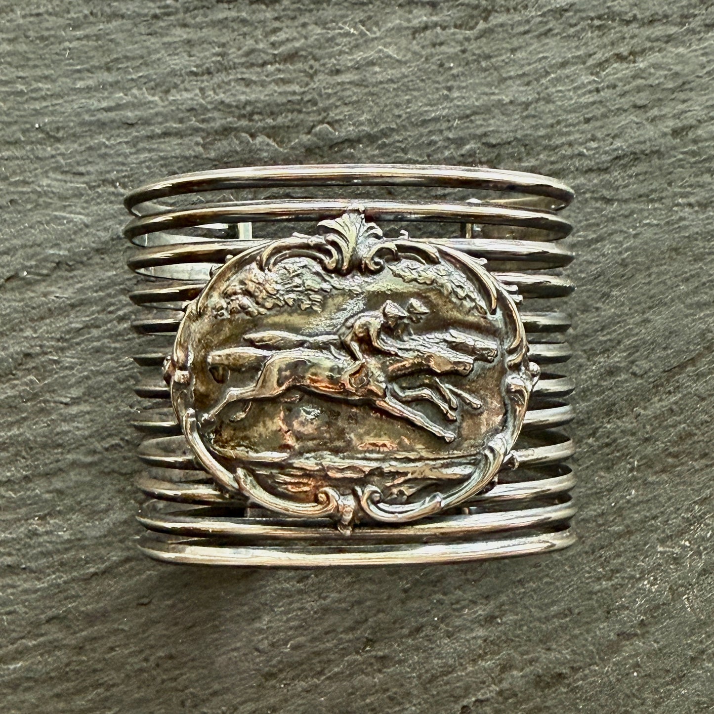 Multi-Strand Galloping Horse Cuff Bracelet