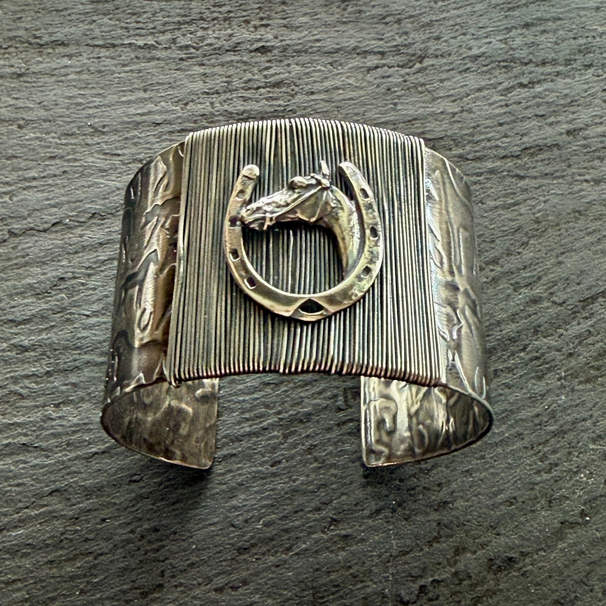 Lucky Horse Cuff Bracelet