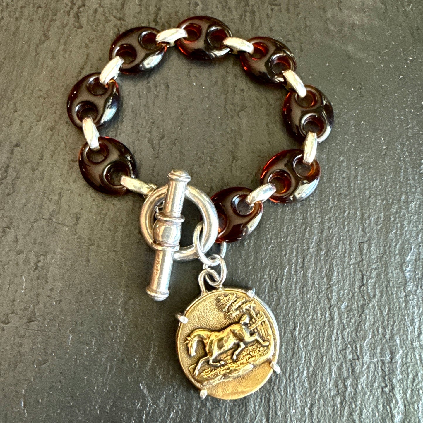 Tortoise Shell Mariner's Link Bracelet