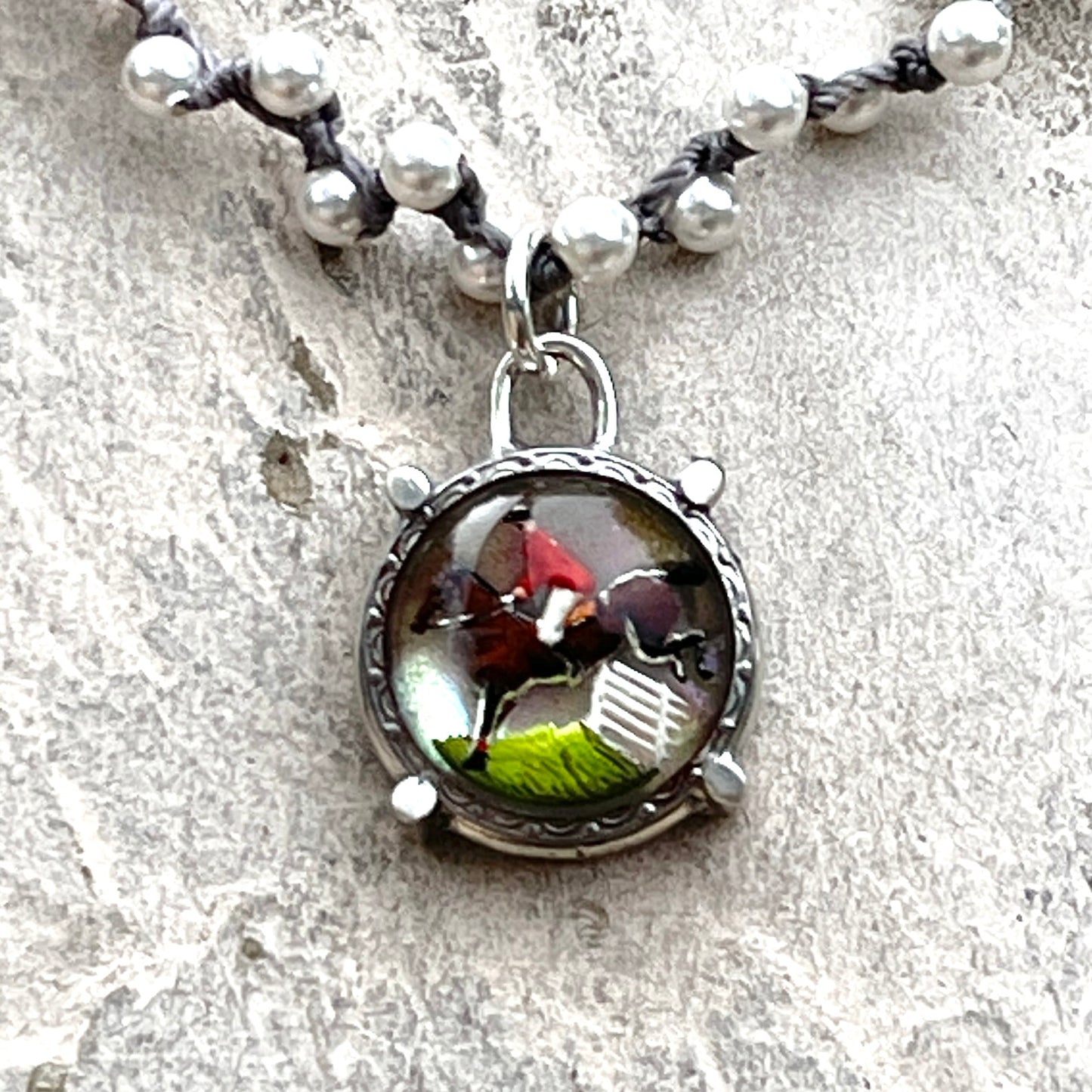 Little Lovely Jumper Button Necklace