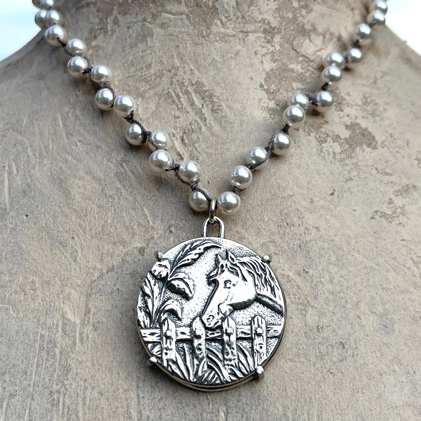 Best Friend Button Necklace