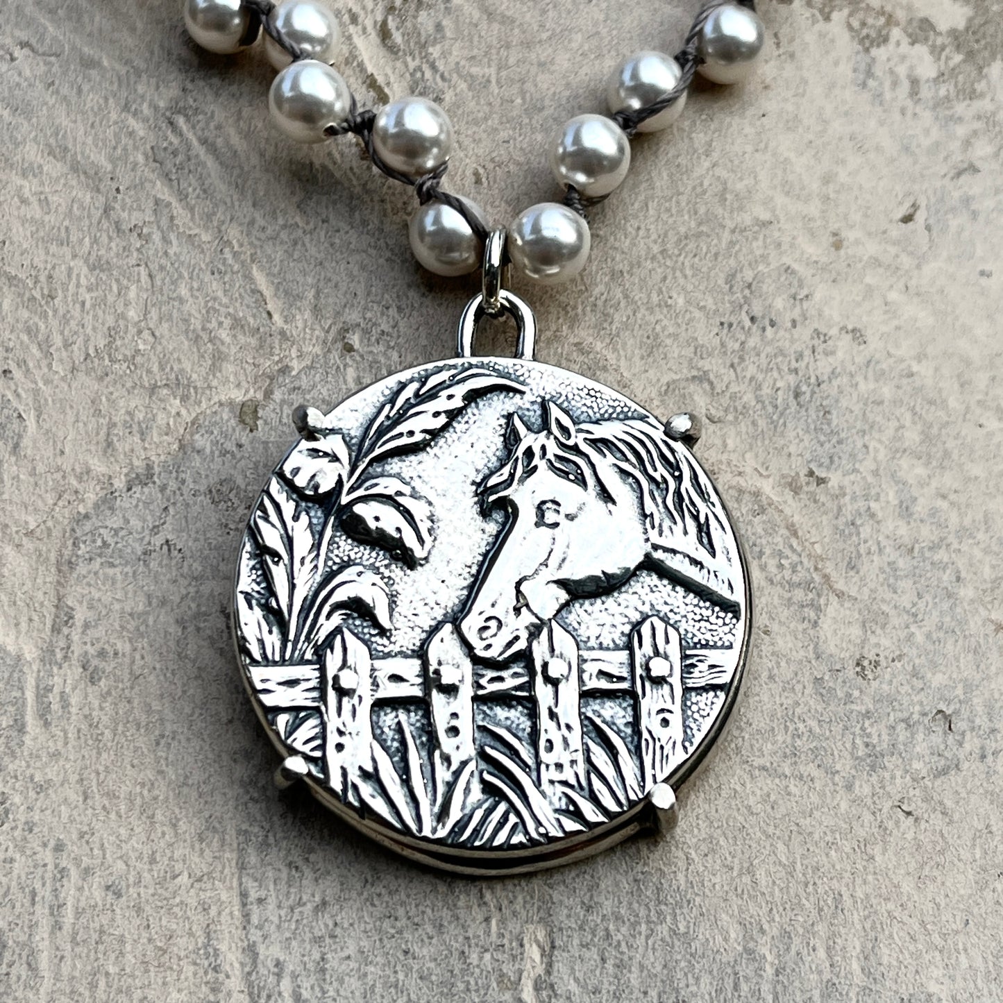 Best Friend Button Necklace