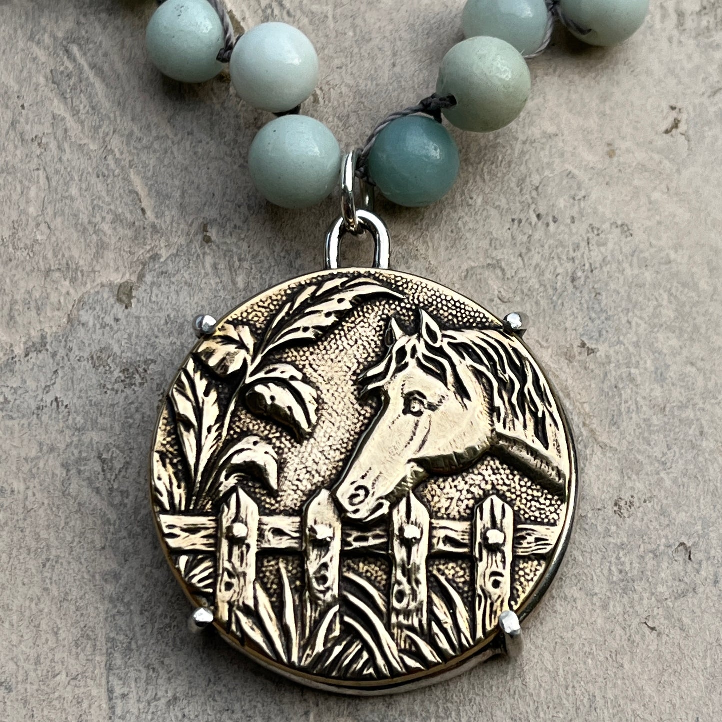 Best Friend Button Necklace