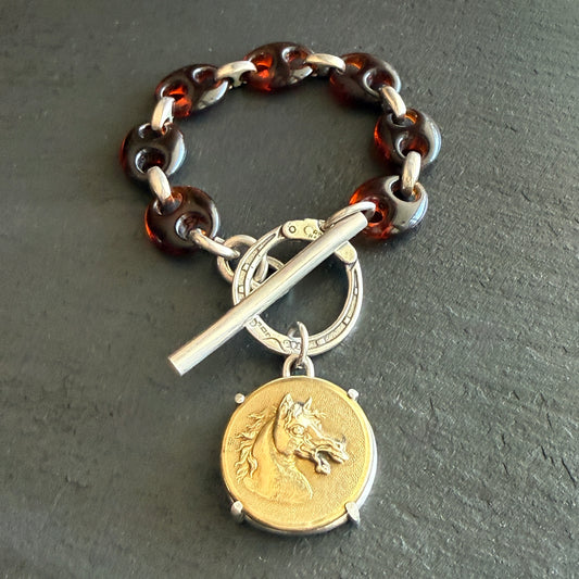 Tortoise Shell Mariner's Link Bracelet