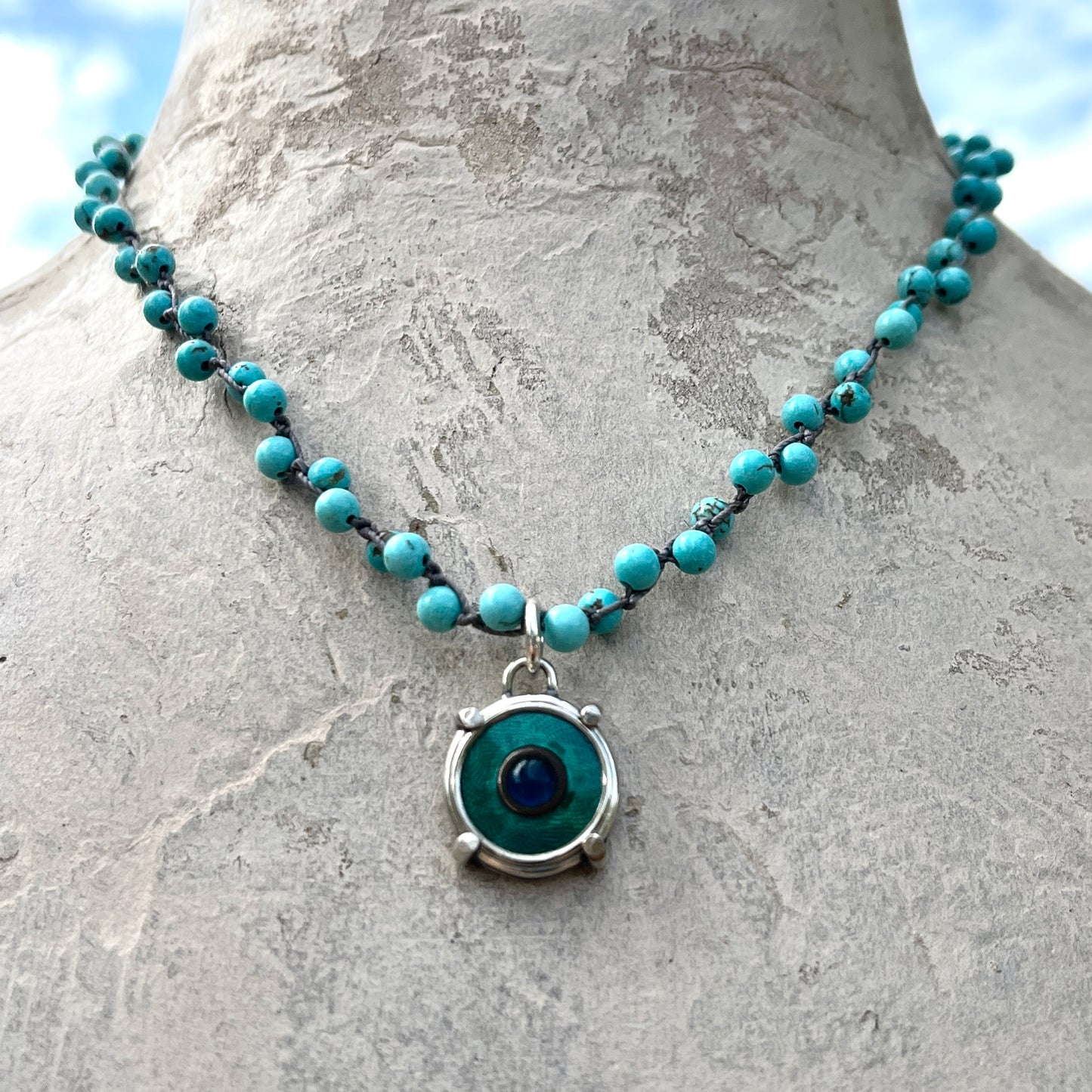 Little Lovely Guilloche Necklace