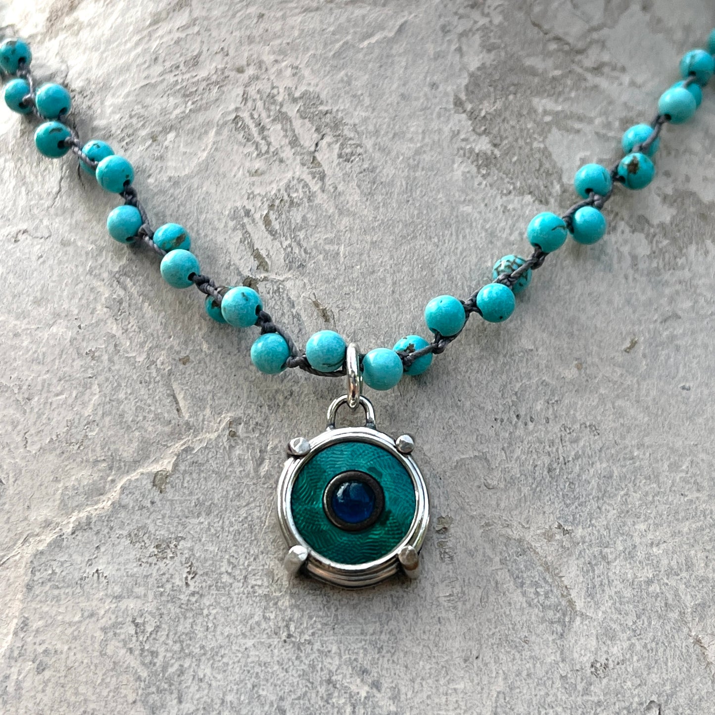 Little Lovely Guilloche Necklace