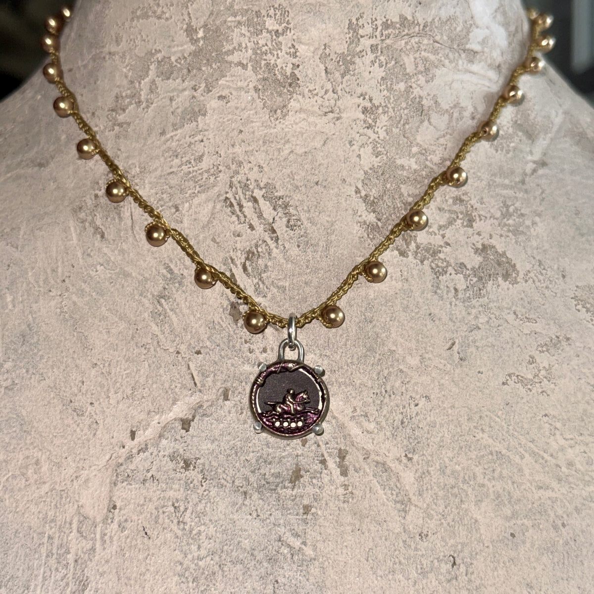 Little Lovely Dutch Jumping Horse Necklace