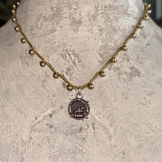 Little Lovely Dutch Jumping Horse Necklace