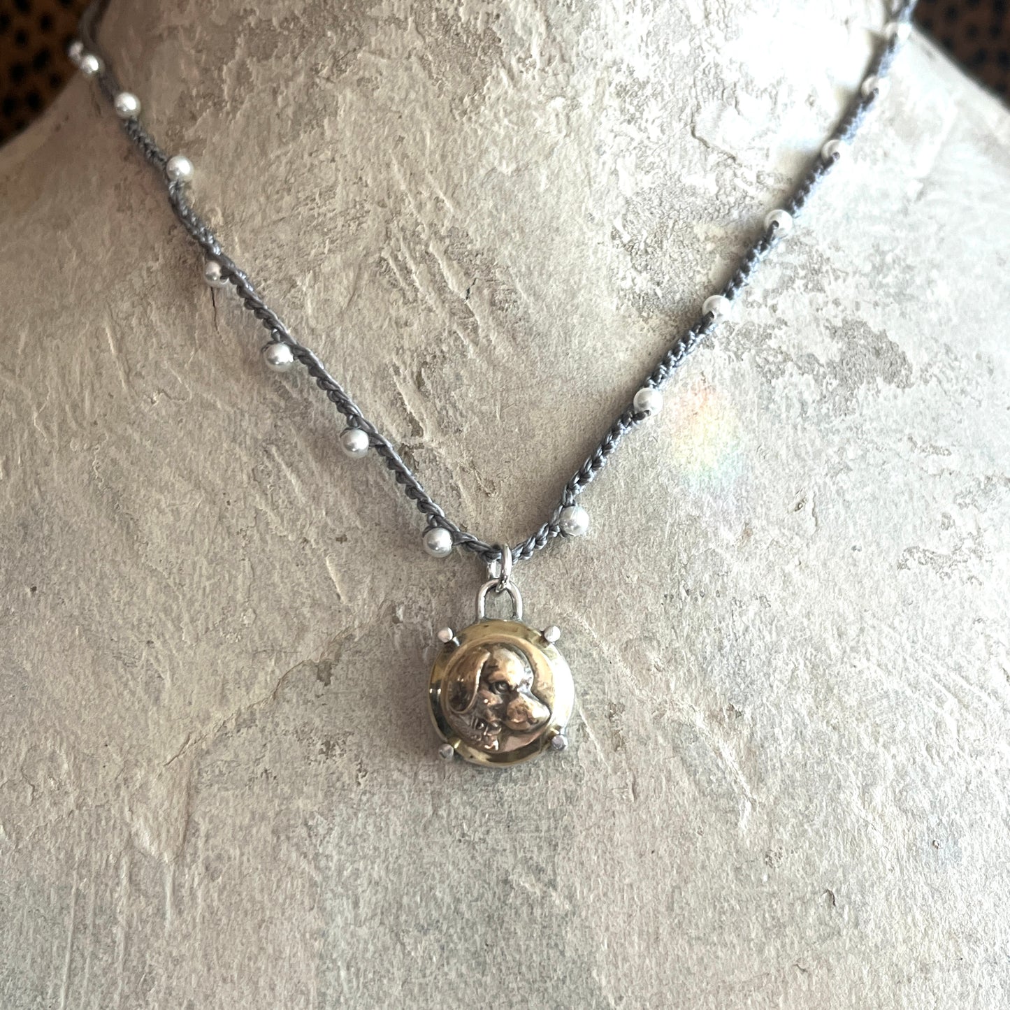 Little Lovely Waistcoat Button Necklace