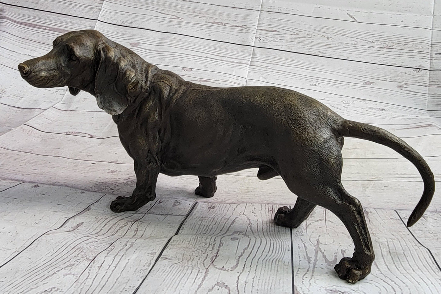 Dachshund Weiner Dog Bronze Sculpture