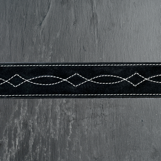 Black Suede Belt (2")