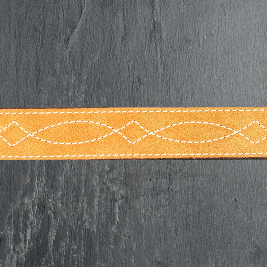 Saddle Tan Suede Belt (1.5")