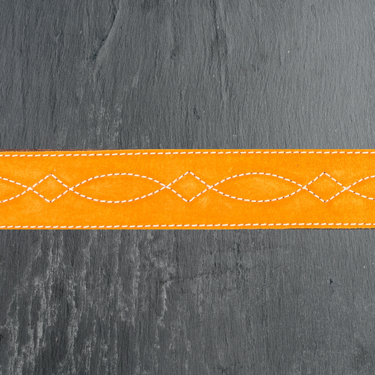 Tangerine Suede Belt (2")