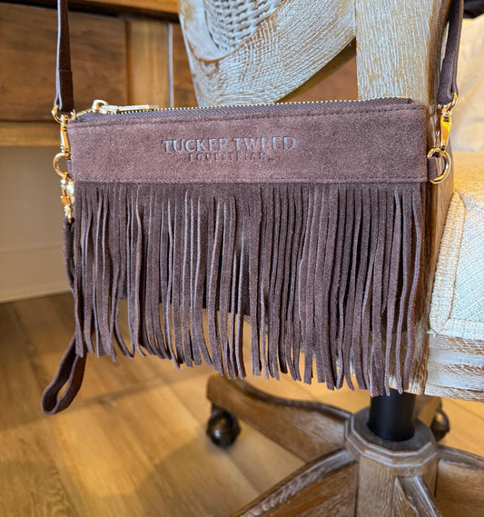 Wellington Wristlet Dark Chocolate Fringe LIMITED EDITION