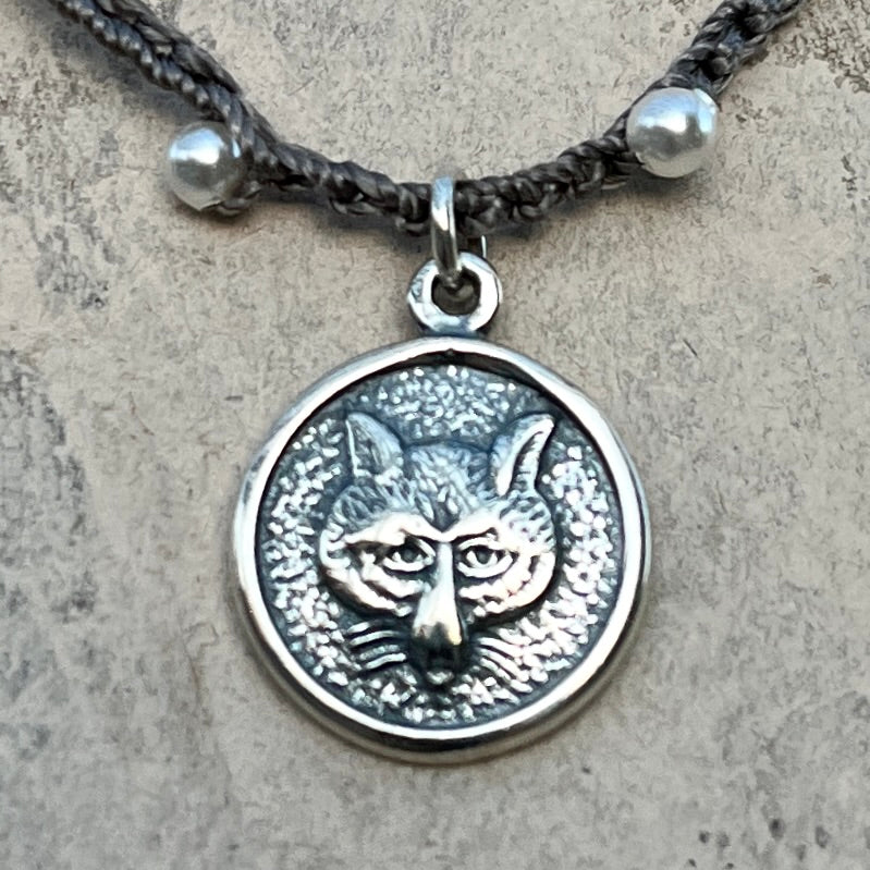 Diminutive Fox Mask Necklace