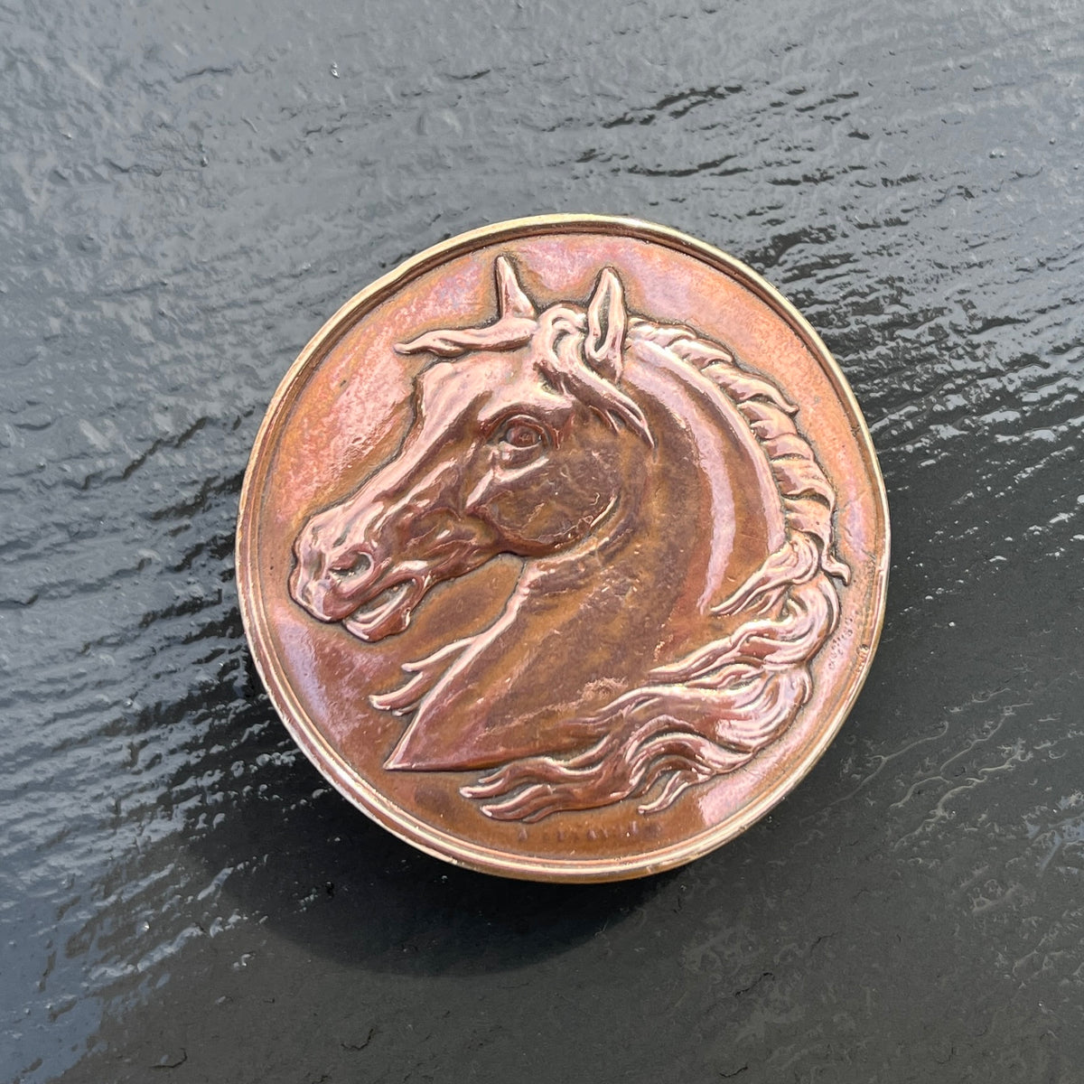 Vintage Horse Head Buckle Amazon.com: JEAN main image 2