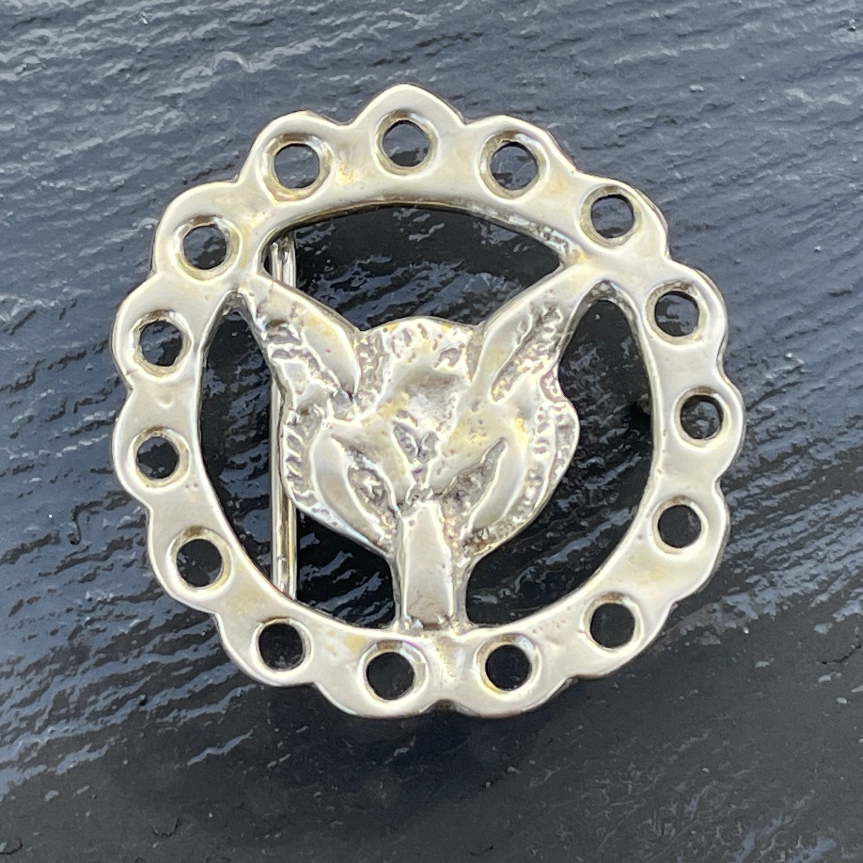 Fox shop belt buckle