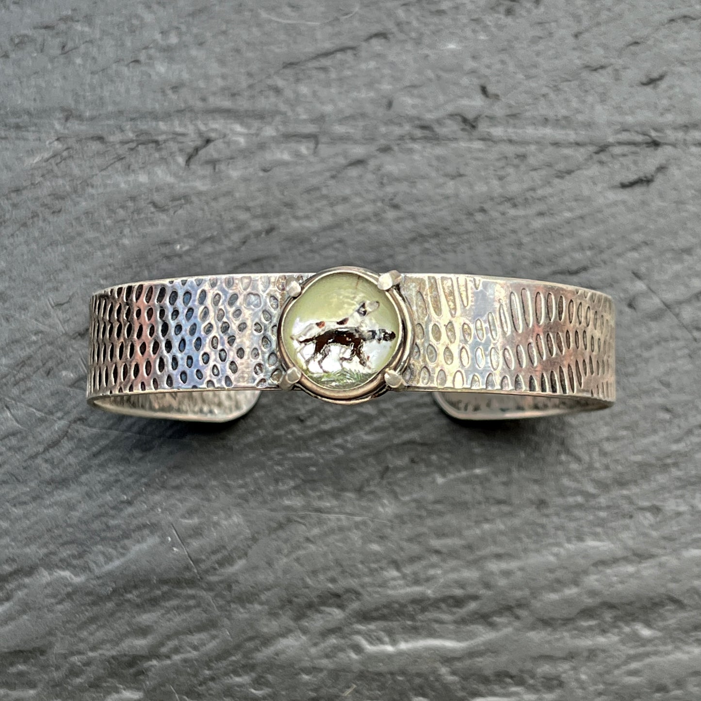 Little Lovely Bird Dog Cuff Bracelet