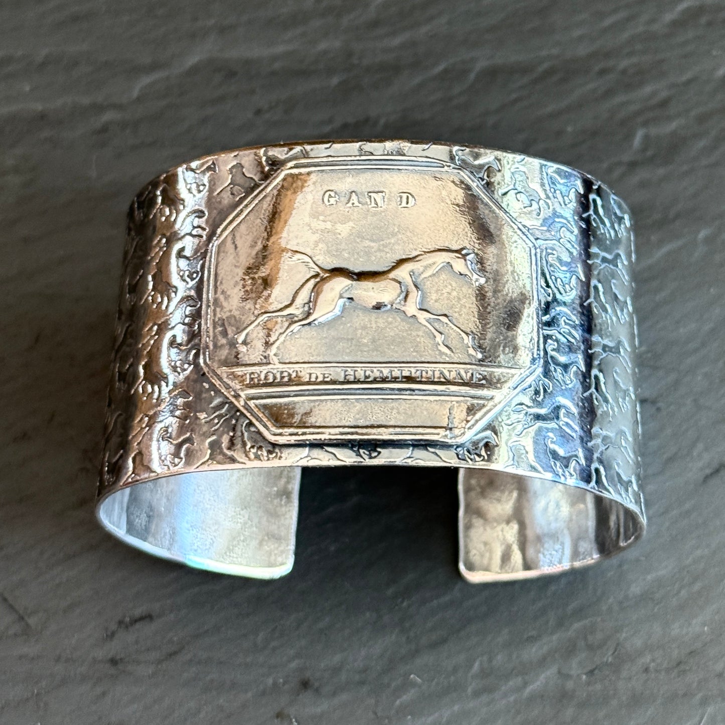 Galloping Horse Cuff Bracelet