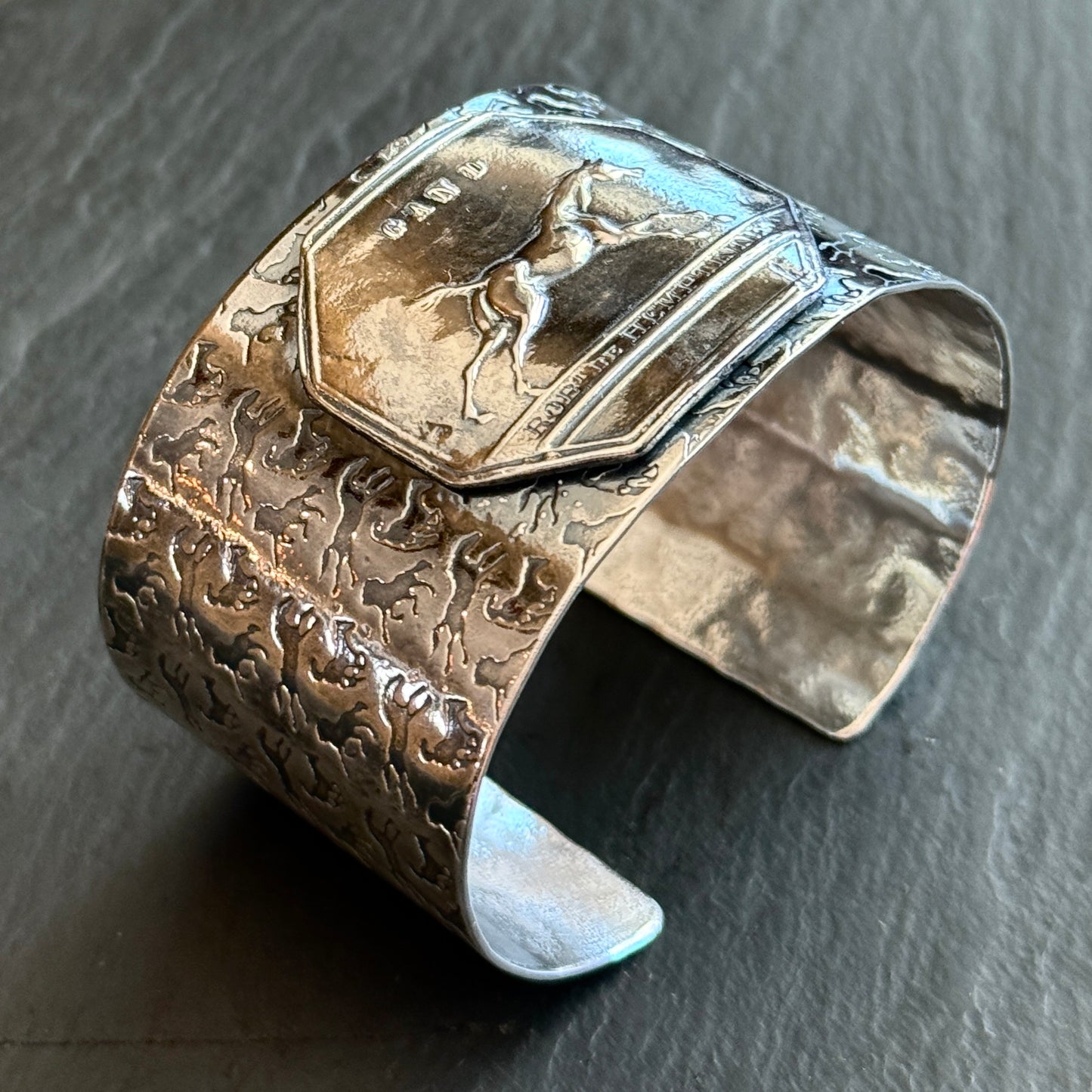 Galloping Horse Cuff Bracelet