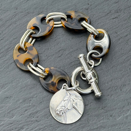 Tortoise Shell Mariner's Link Bracelet