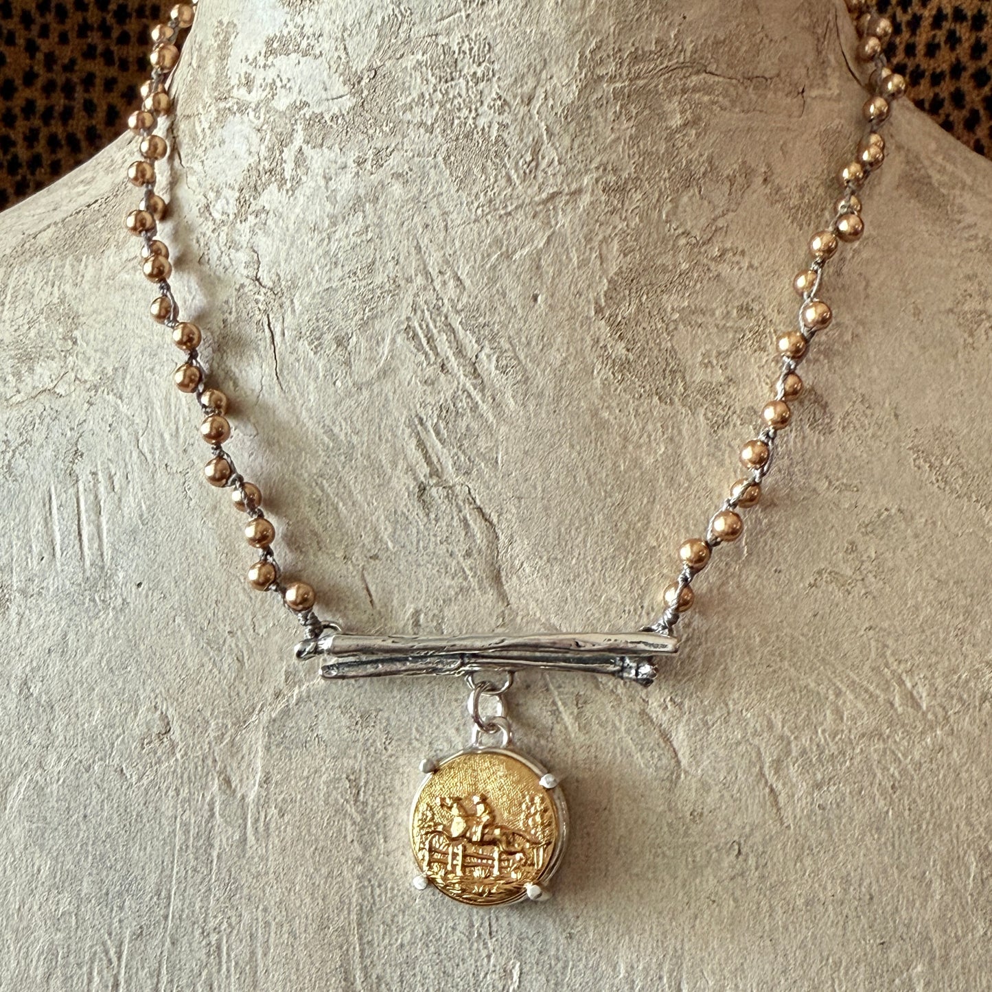 Beautiful Branches Horse Necklace