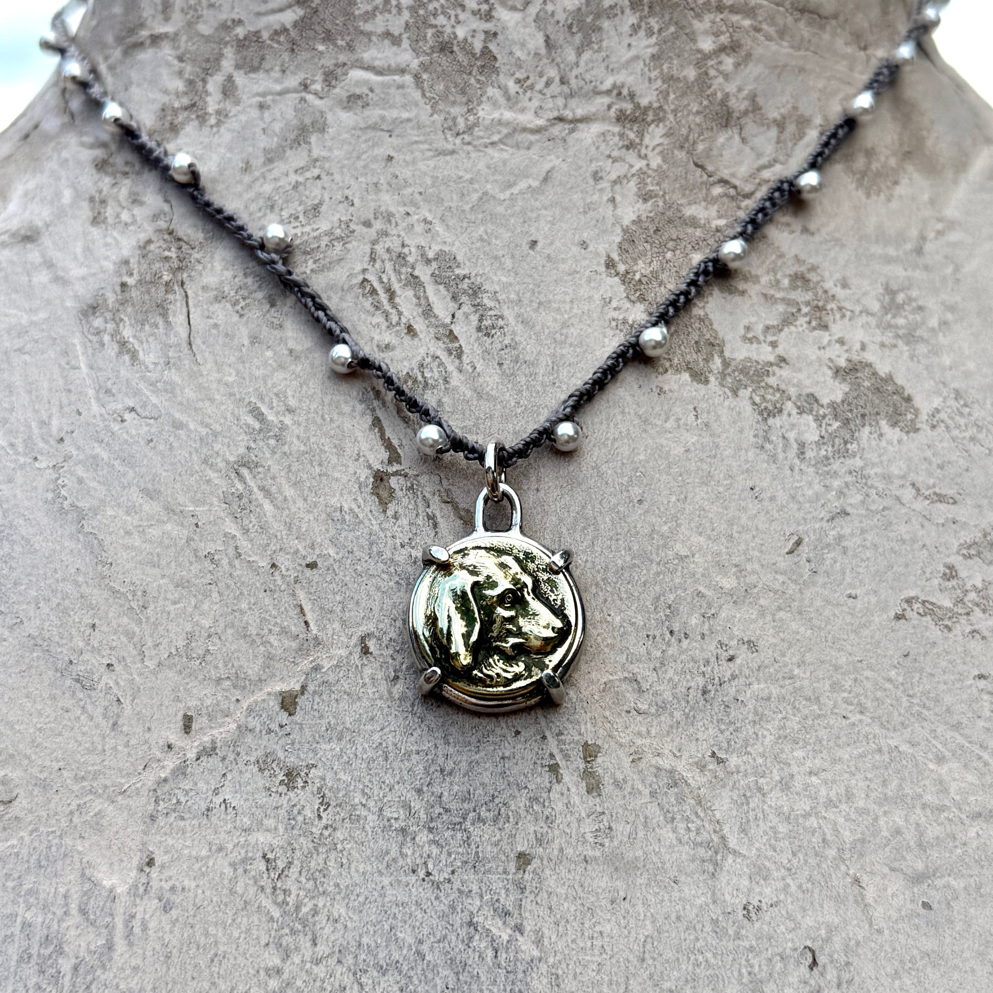 Little Lovely Retriever Dog Necklace