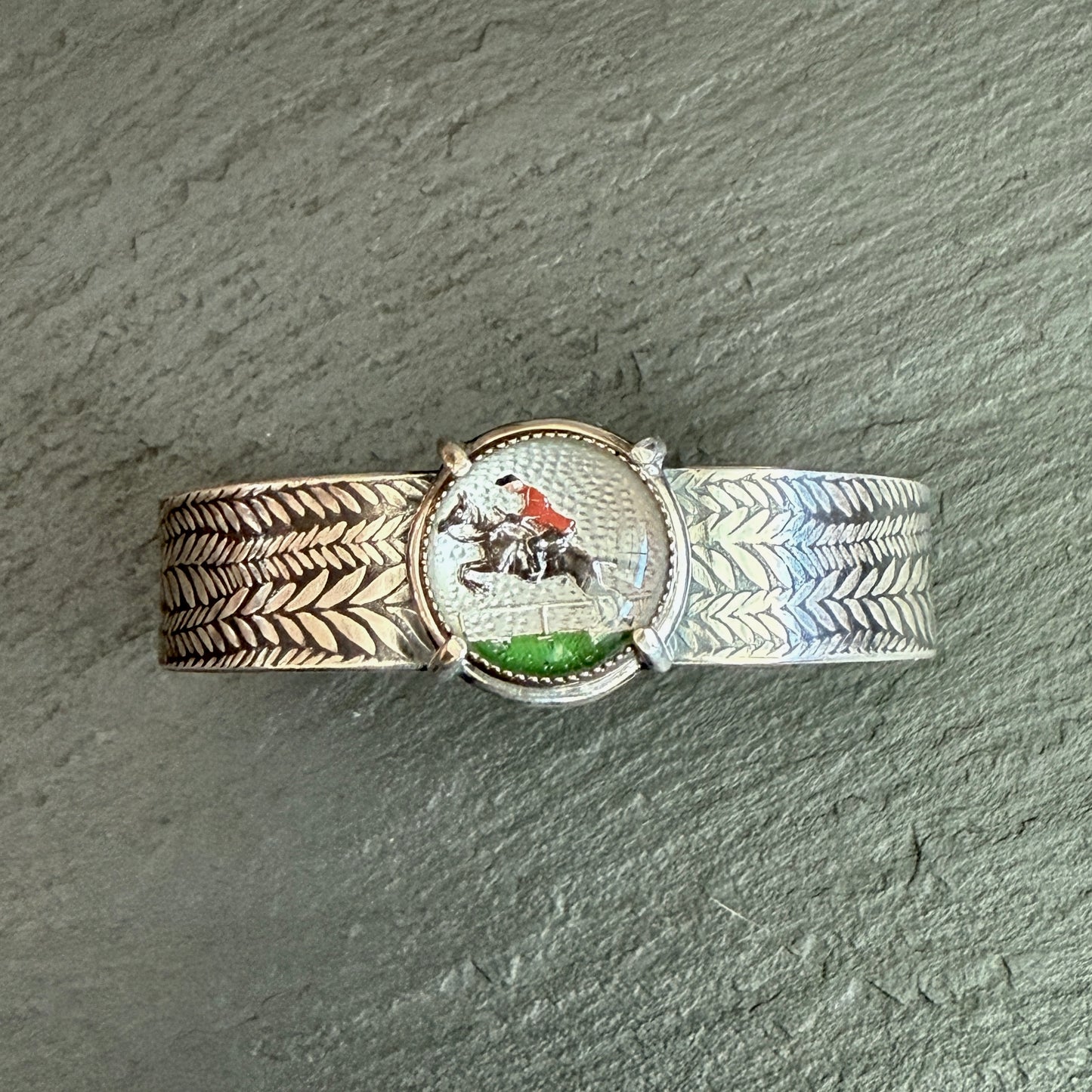 Little Lovely Crystal Jumper Cuff Bracelet