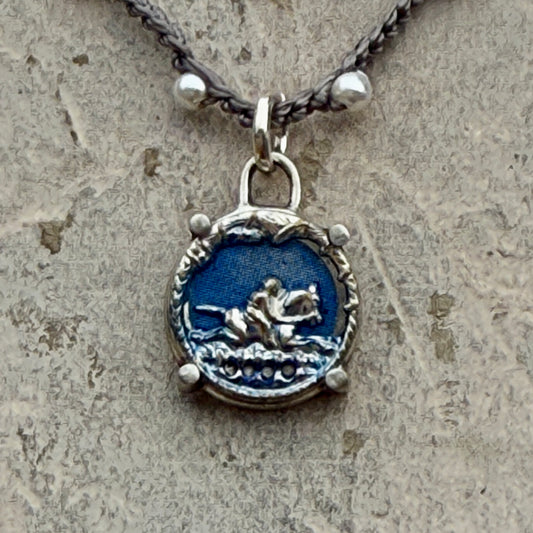 Little Lovely Blue Jumper Necklace