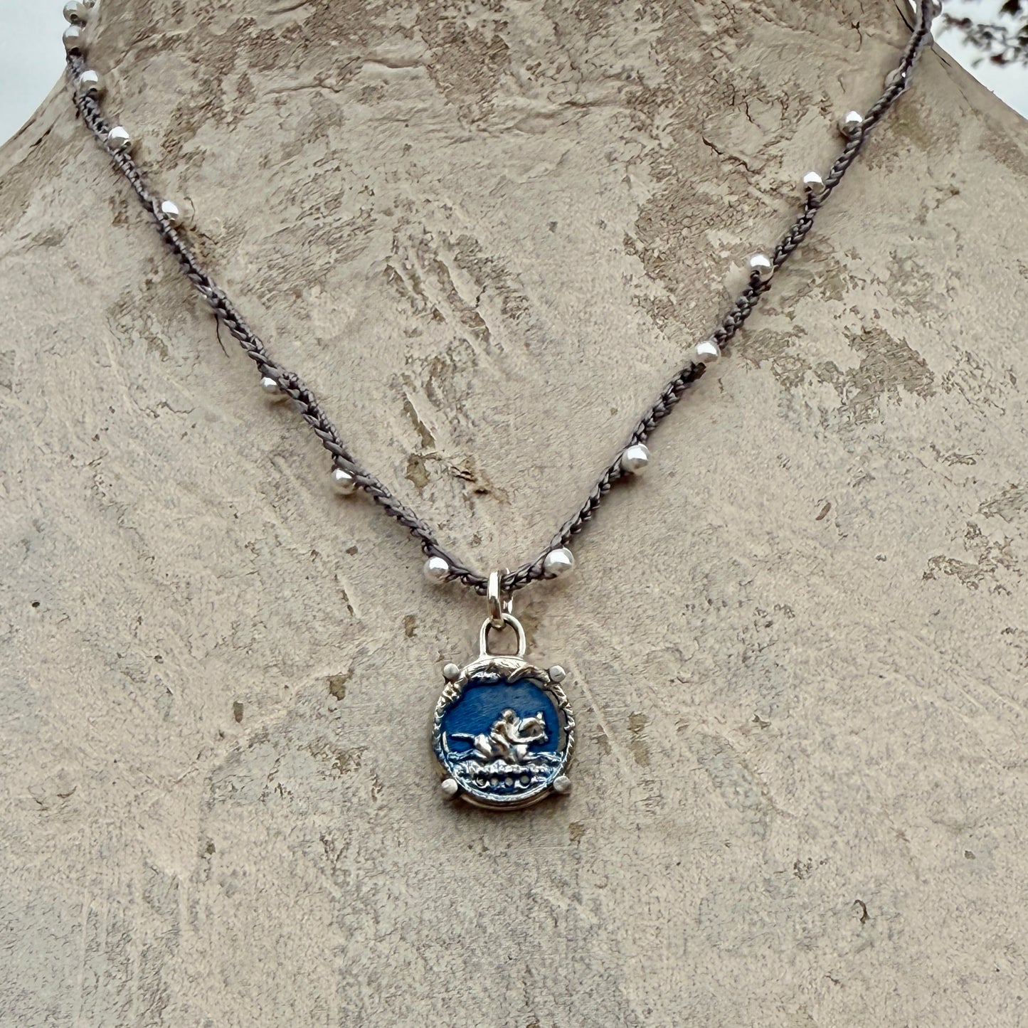 Little Lovely Blue Jumper Necklace