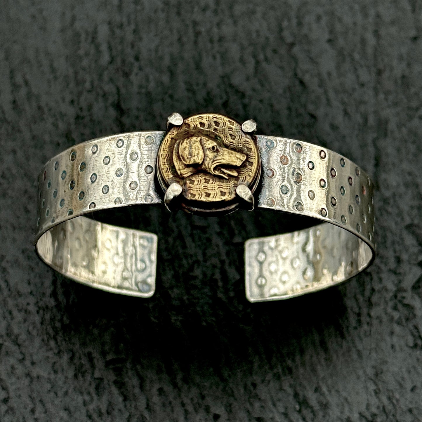 Little Lovely Hound Head Cuff Bracelet