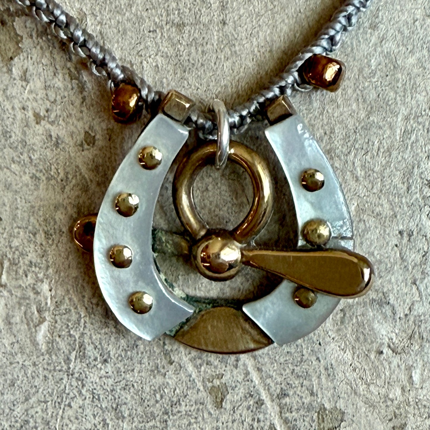 Little Lovely MOP Horseshoe Necklace