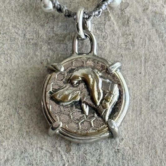 Little Lovely  French Hound Dog Necklace