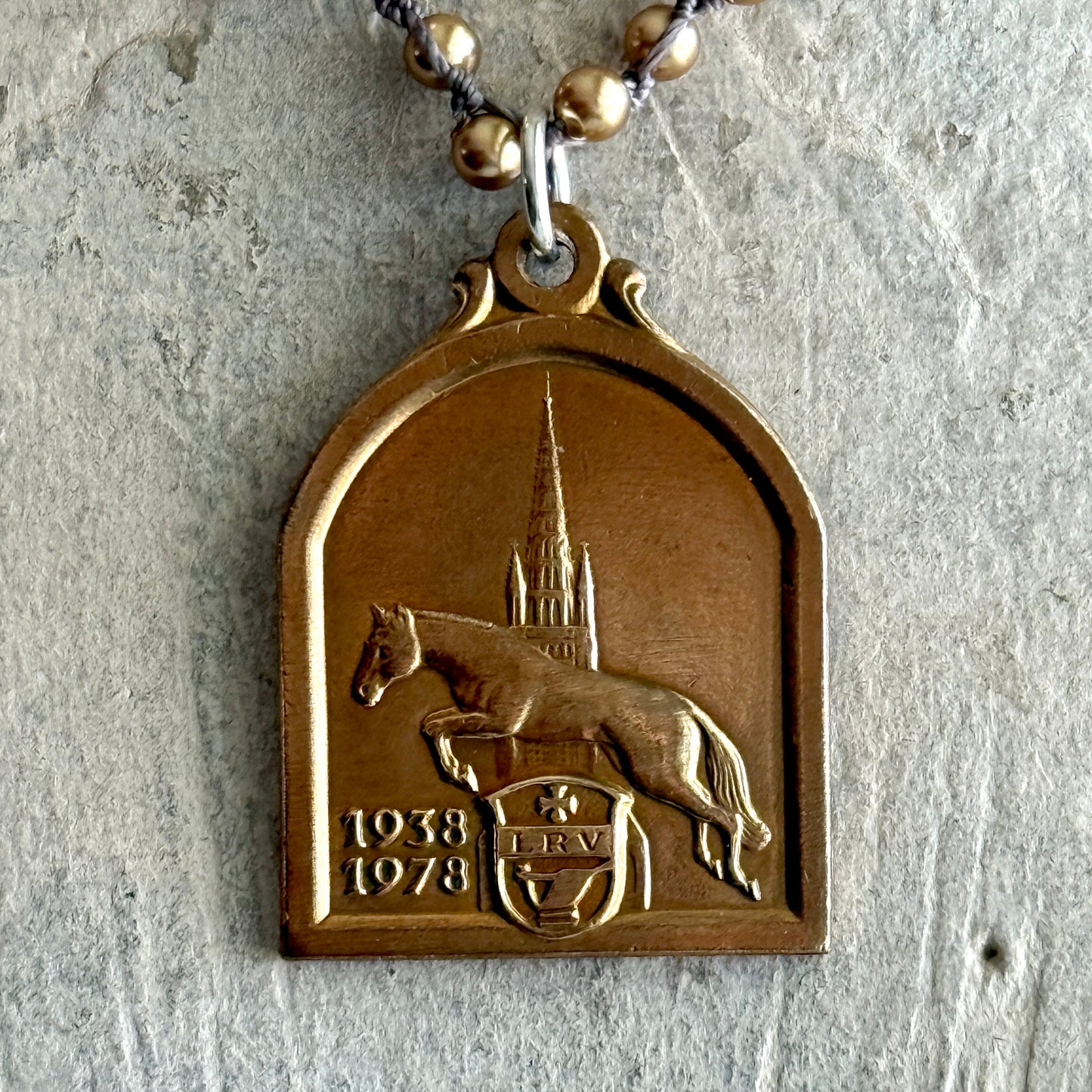 1978 Belgian Jumper Medal Necklace